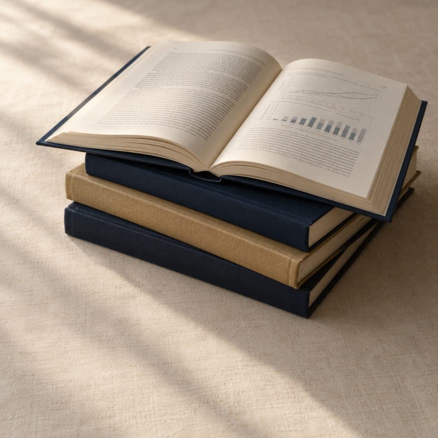 Üst üste duran iki kitap