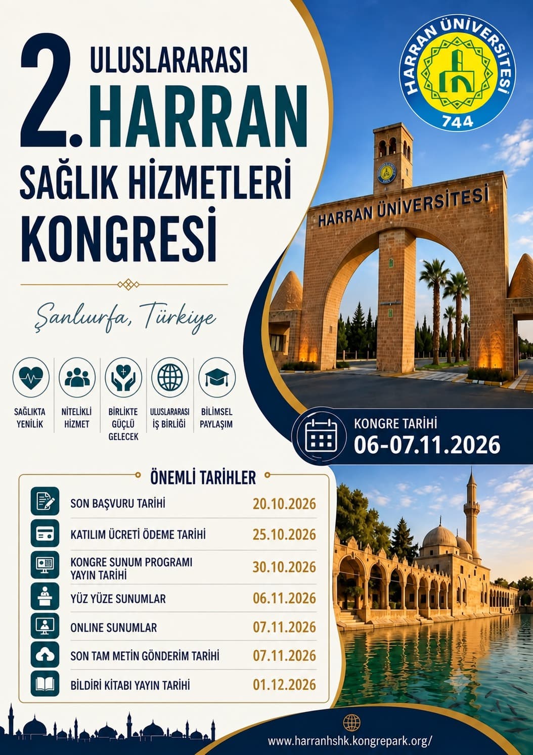 2. ULUSLARARASI HARRAN SAĞLIK HİZMETLERİ KONGRESİ