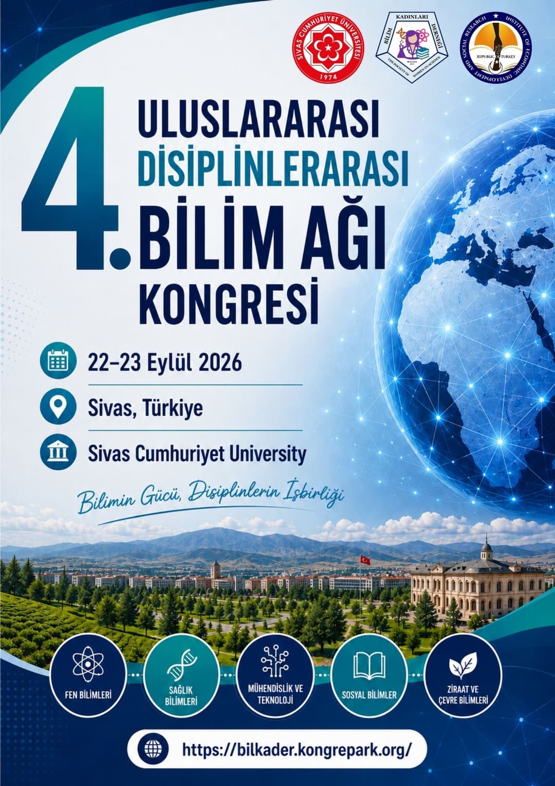 4. Uluslararası Disiplinlerarası Bilim Ağı Kongresi